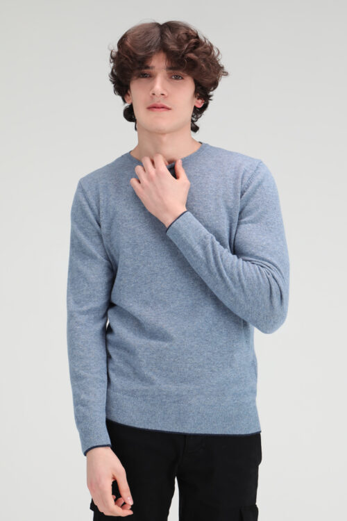 PULL COL ROND EN LAINE MÉRINOS